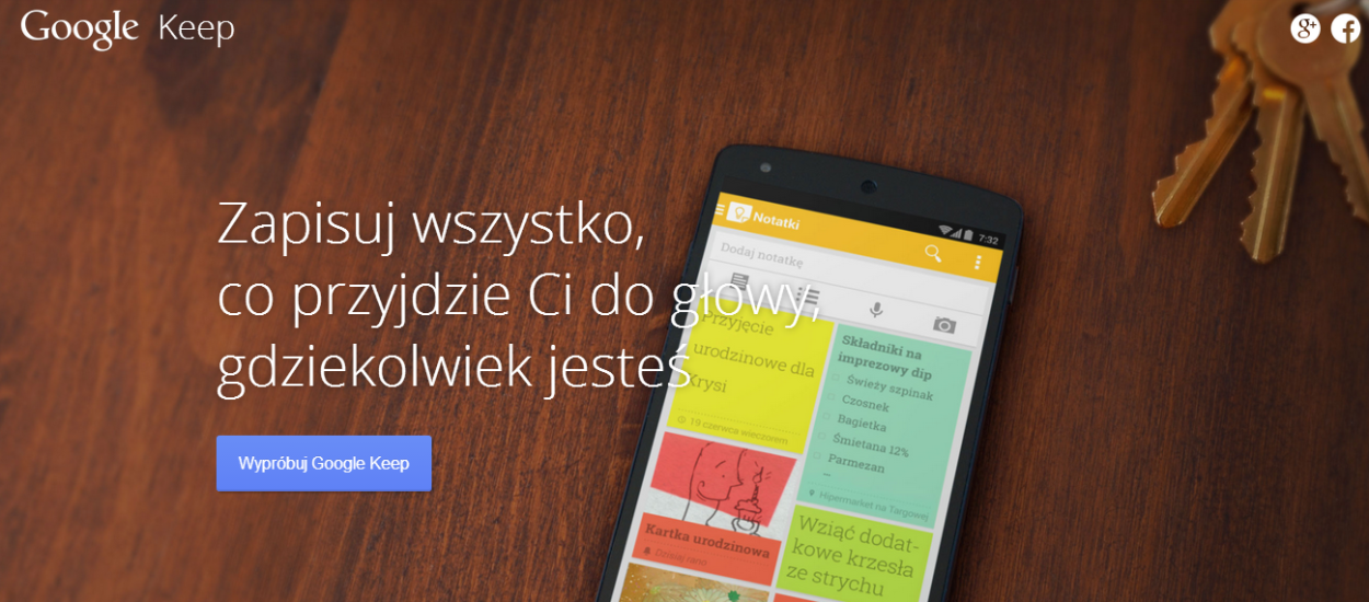 Google Keep wreszcie z opcją udostępniania notatek