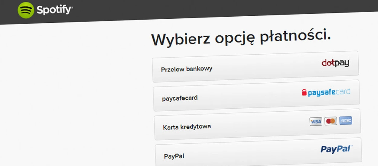 Spotify wprowadza płatności przelewem specjalnie dla polskich użytkowników
