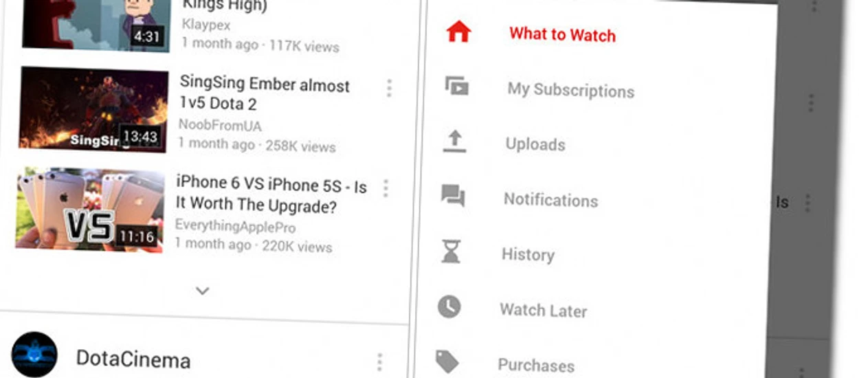 Mobilne wersje Hangouts i Youtube z interfejsem Material Design