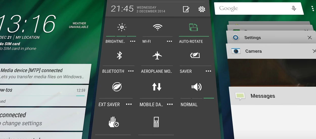 Tak będzie wyglądał Android 5.0 Lollipop z Sense na HTC One M8 