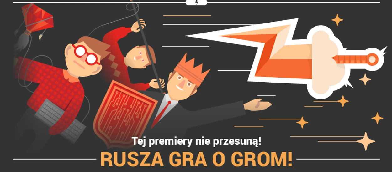 Tej premiery nie przesuną. Rusza Gra o Grom i automagiczna platforma!