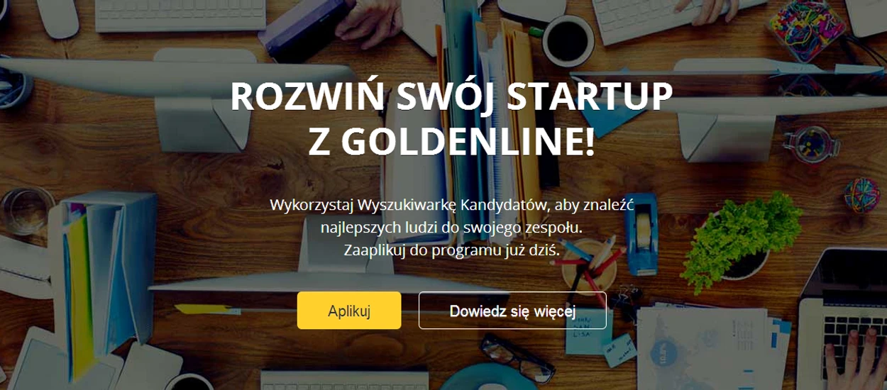 GoldenLine wspiera polskie startupy