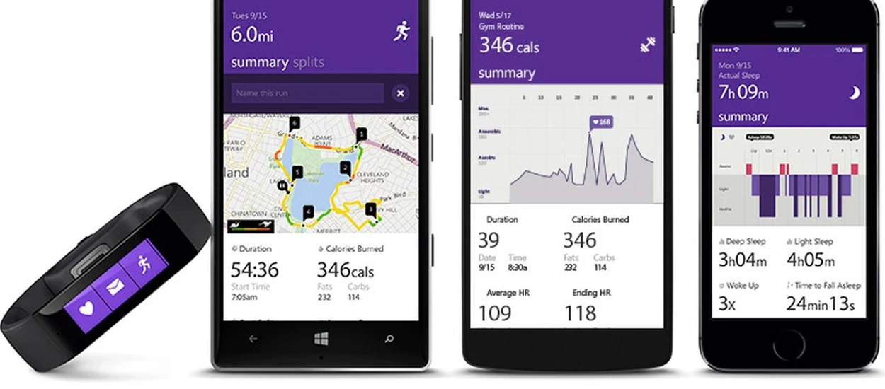 Pamiętacie Microsoft Band? Ta opaska ma się świetnie, szczególnie po ostatniej aktualizacji