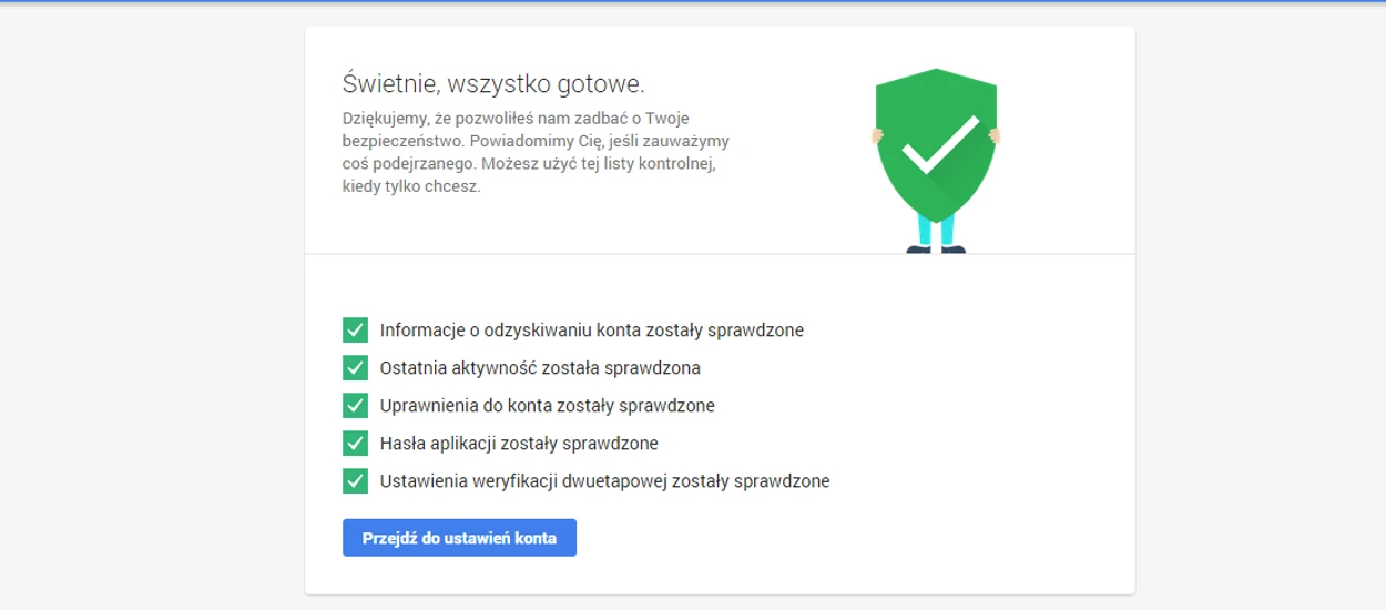 Sprawdź czy Twoje konto Google jest bezpieczne i zgarnij dodatkowe 2 GB miejsca na Google Drive