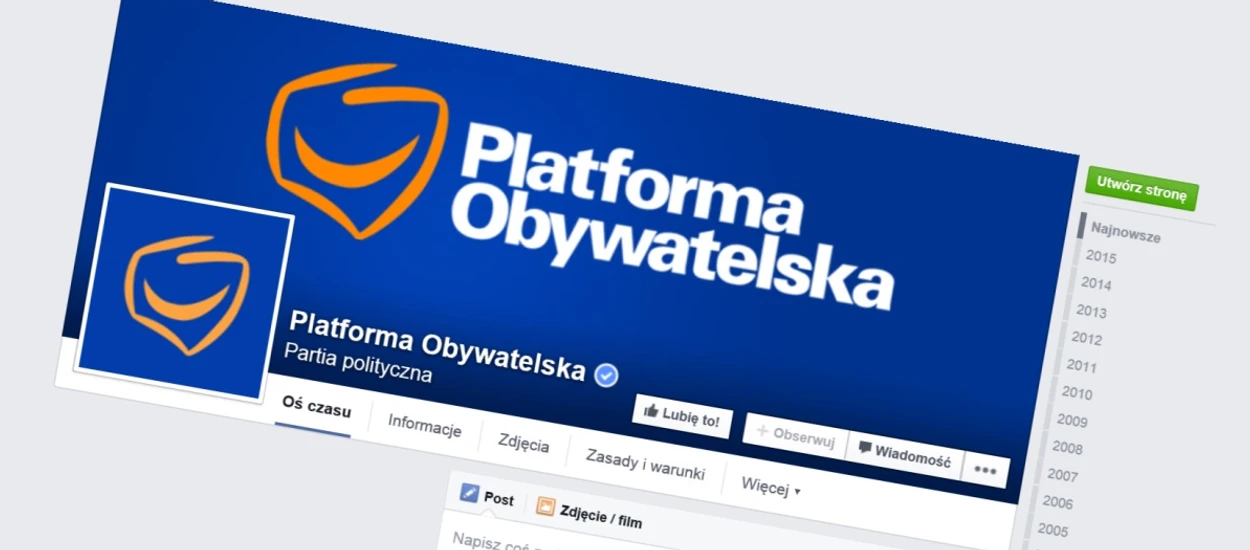 Jak to Platforma Obywatelska dowiedziała się, że Social Media to miecz obosieczny