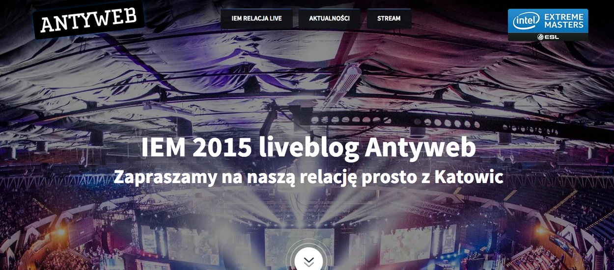 IEMLive! Zapraszamy na specjalny serwis Antyweb dedykowany IEM 2015