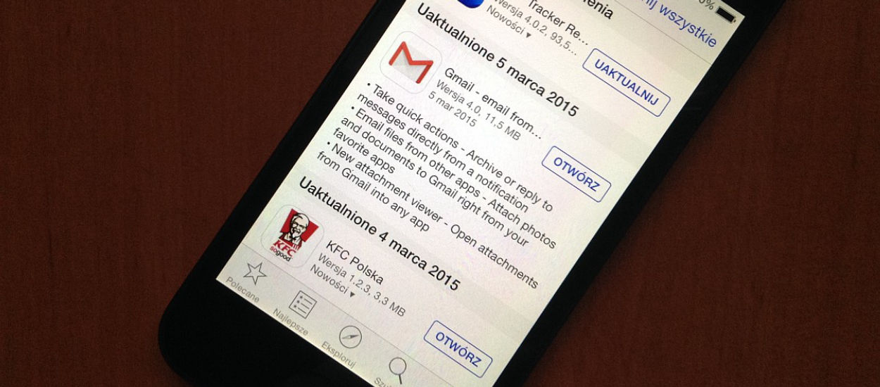 Ostatnia aktualizacja Gmaila dla iOS to chyba jakiś żart