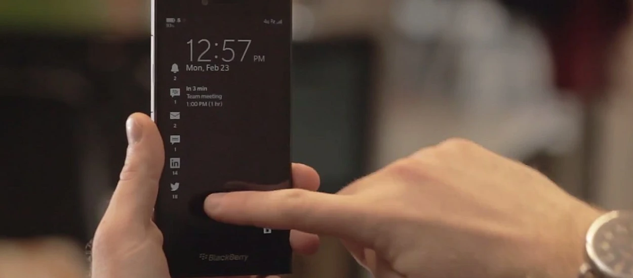 Miło, że BlackBerry nadal próbuje - oto nowy model Leap