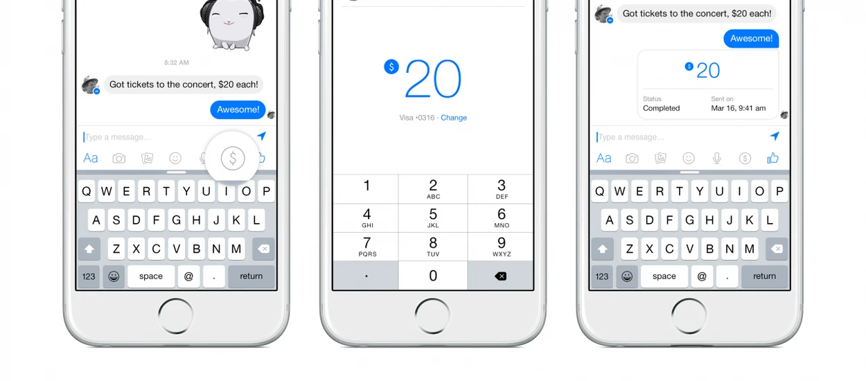 [Krótko] Już niedługo wyślesz pieniądze znajomym poprzez Facebook Messengera. Serio?