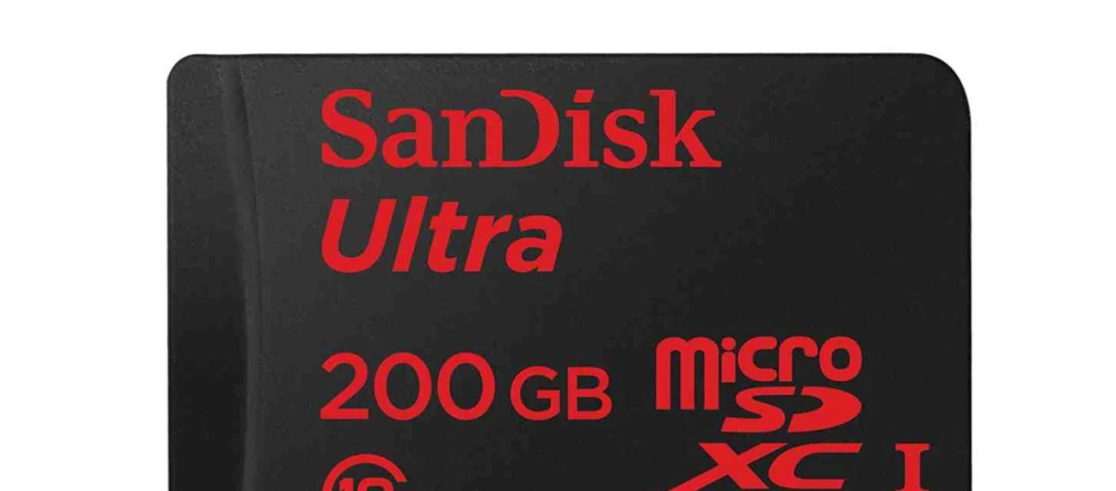 SanDisk prezentuje kartę microSD o pojemności 200GB!