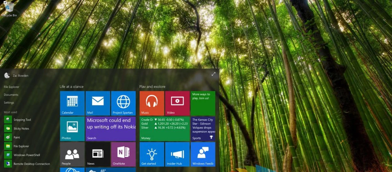 Przezroczystości toleruję, ale nowe animacje kafelków w Windows 10 nie napawają optymizmem
