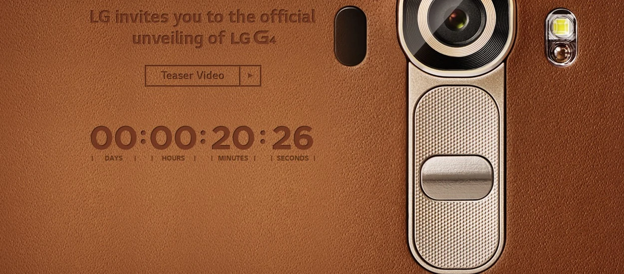 LG G4 już jest – liveblog z konferencji