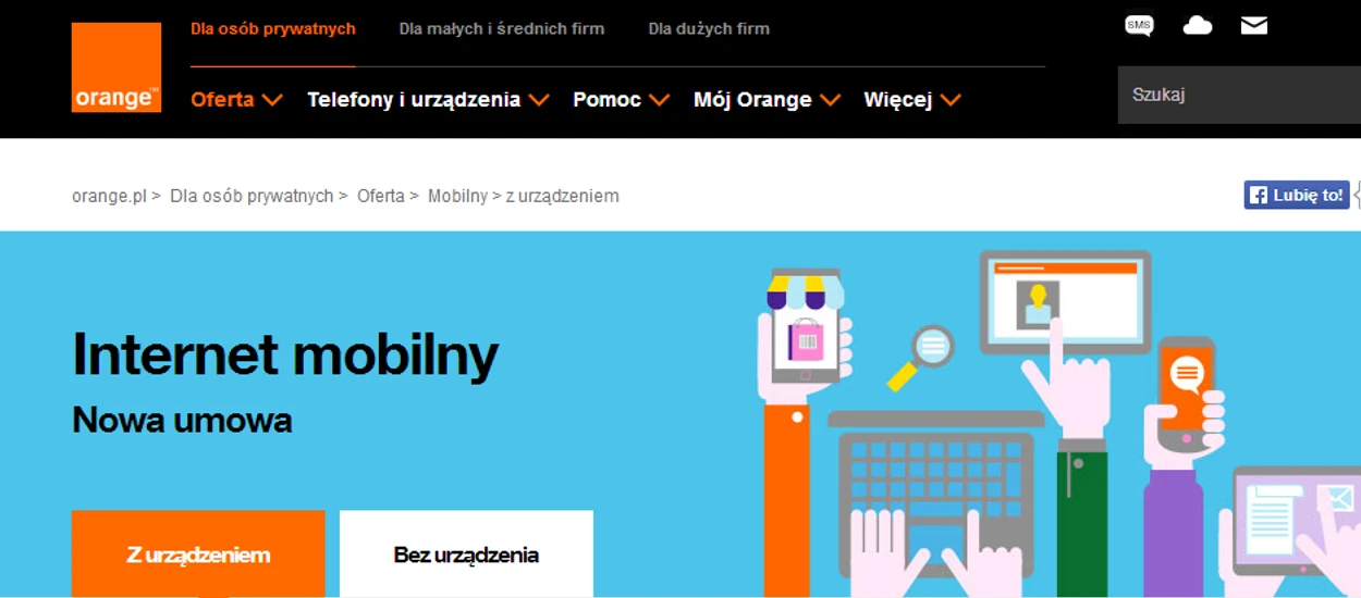 Nowa oferta internetu mobilnego od Orange z „nielimitowanym” transferem LTE