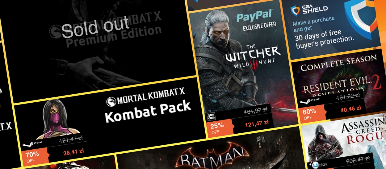 [Krótko] Mortal Kombat X za 66 zł, Shadow of Mordor Premium Edition za 68 zł, starsze produkcje za „piątkę”