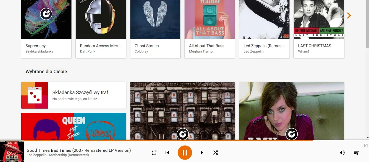 Muzyka Google kusi zupełnie nowym wyglądem. Chyba dam się przekonać