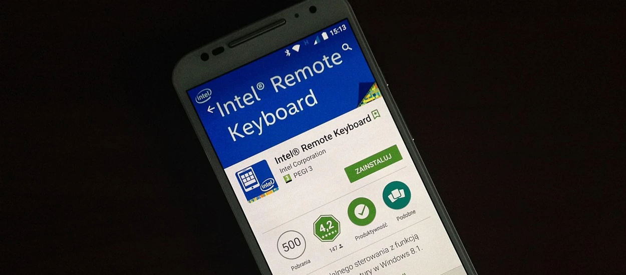 Steruj komputerem ze smartfona. Klawiatura Intela to  strzał w 10