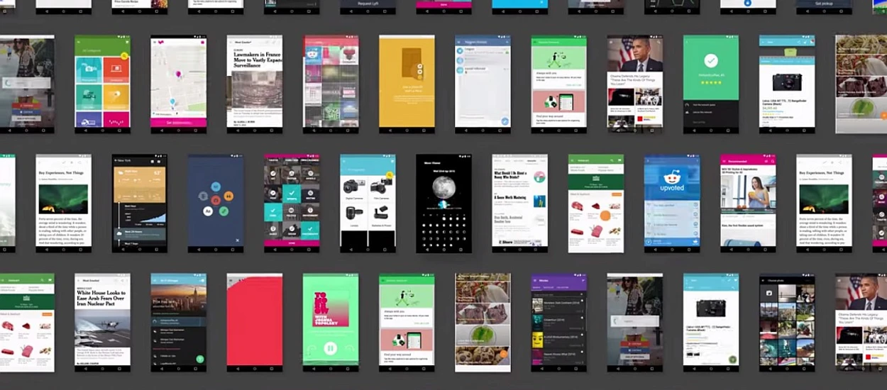 Najładniejsze aplikacje i najlepsze przykłady Material Design zdaniem Google