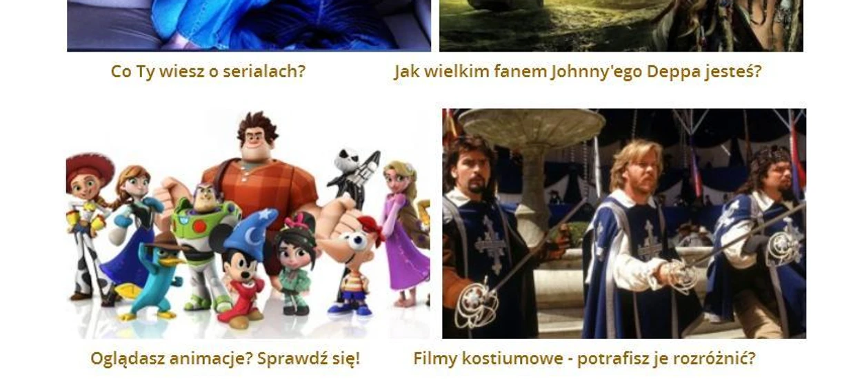 Gdybyście mieli wolną chwilę to... Filmweb ruszył z quizami