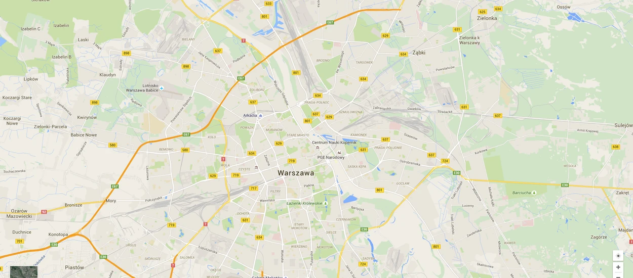 [krótko] Wisła zniknęła z Google Maps!