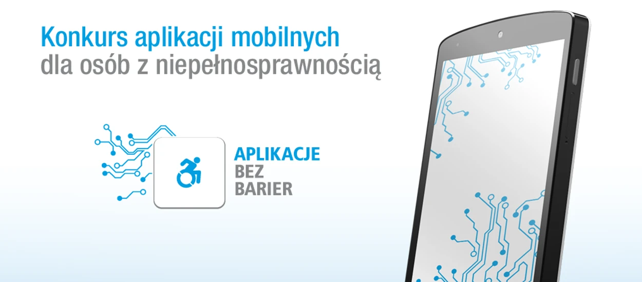 Mobilnie i bez barier. Ruszyła III edycja konkursu „Aplikacje bez barier”