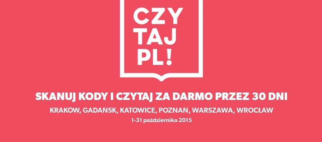 Takie akcje lubię: darmowe ebooki przez miesiąc w 6 polskich miastach