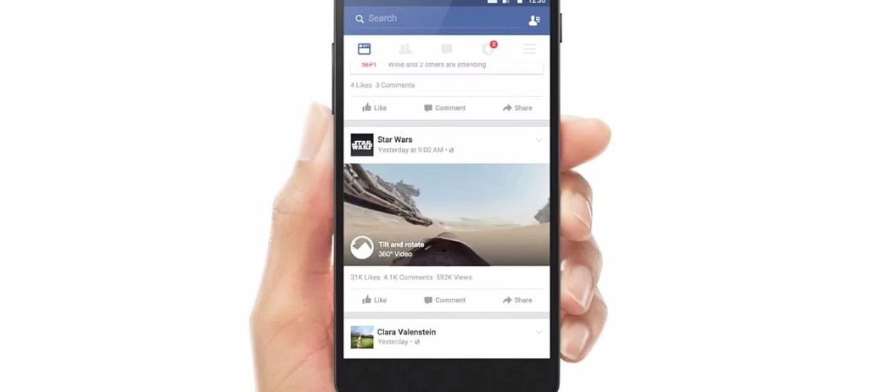 Filmy 360 stopni już na Facebooku – Gwiezdne Wojny wyglądają obłędnie