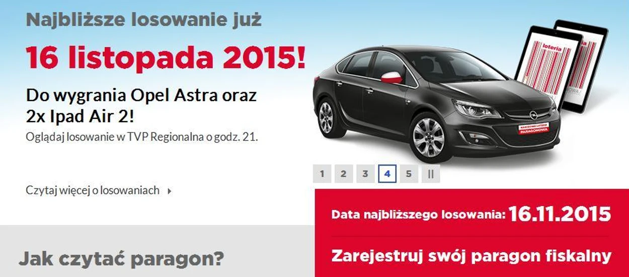 Wielkie zainteresowanie loterią paragonową - milion rejestracji w kilka dni. Ale uwaga - skorzystać próbują też oszuści