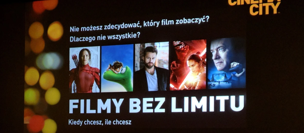 Cinema City niczym Netflix. Za niecałe 50 złotych miesięcznie oglądamy filmy bez limitu