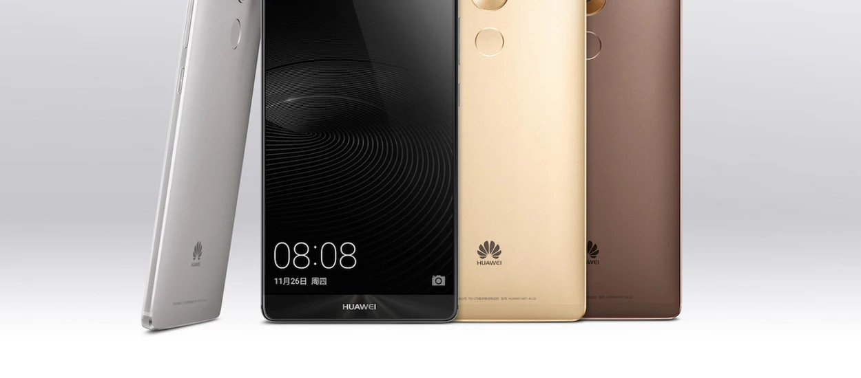 Huawei prezentuje śliczny phablet Mate 8 z Androidem 6.0 [prasówka]