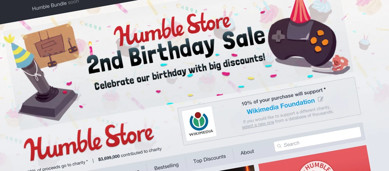 Humble Store kończy dwa lata. Z tej okazji sklep przygotował dla Was mnóstwo promocji