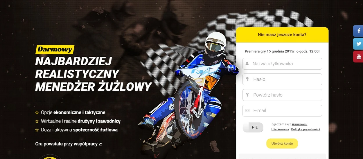 SpeedwayManager.pl startuje za dwa tygodnie. Mamy już dostęp, wygląda świetnie