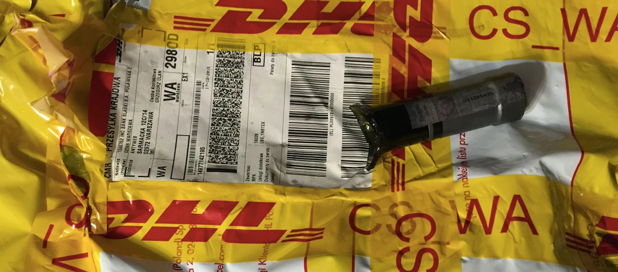 „Nieładnie” DHL. Mogłem się przez was poważnie pokaleczyć