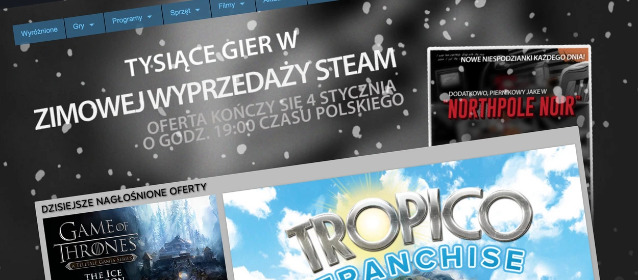 Płaczcie portfele, właśnie ruszyła zimowa wyprzedaż na Steamie