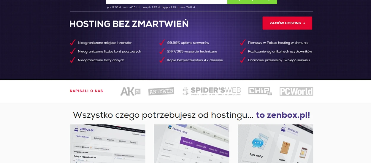 Co się dzieje z tym Zenboxem? Popularny wśród blogerów hosting ma spore problemy