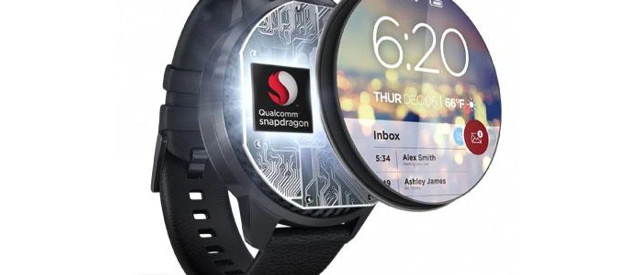 Dzięki nowemu procesorowi Snapdragon Wear 2100 smartwatche będą dłużej działać na jednym ładowaniu