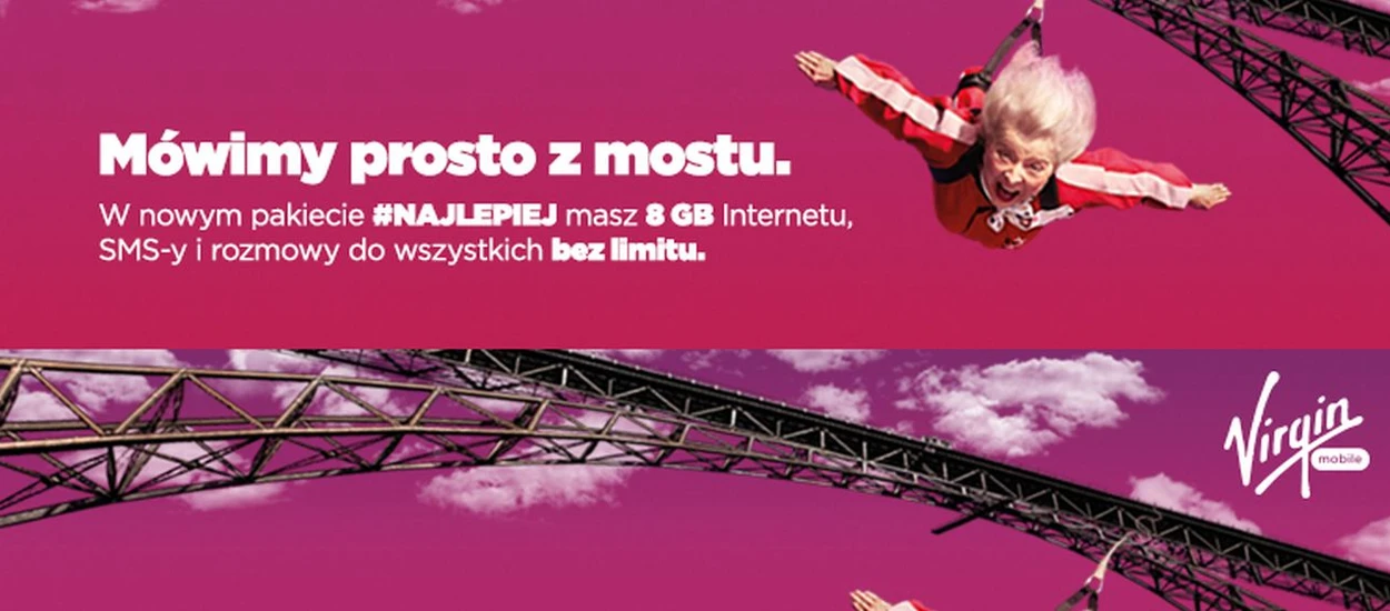 Virgin Mobile wprowadza nowy pakiet #NAJLEPIEJ - bez limitu z transferem 8 GB za 39 zł