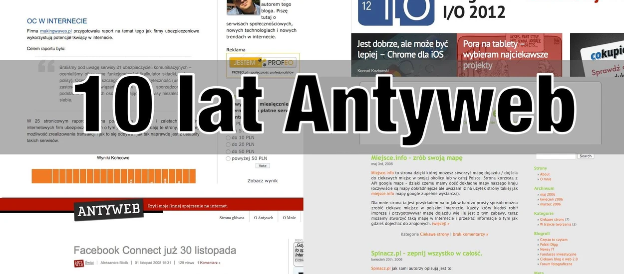 Mamy już 10 lat! Tak powstał Antyweb