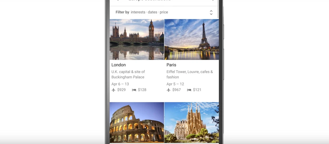 Wyszukiwarka Google narzędziem do planowania urlopu? Wygląda to fantastycznie