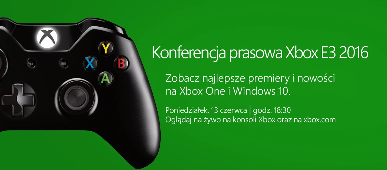 Oglądajcie z nami konferencję Microsoftu na E3