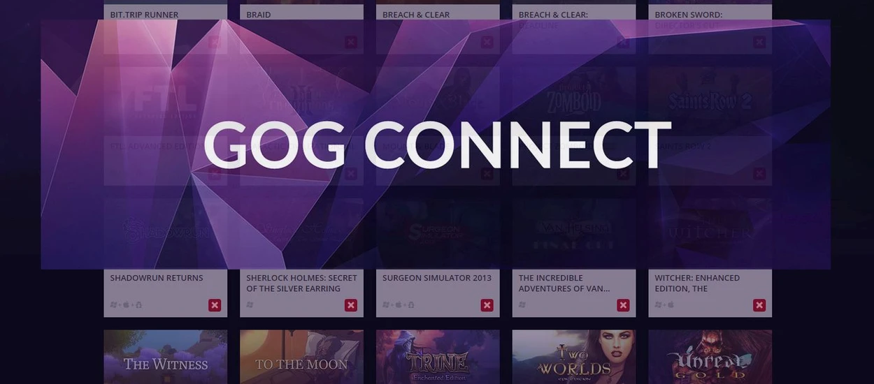 Dzięki GOG Connect przypiszesz wybrane gry ze Steama na swoje konto GOG.com