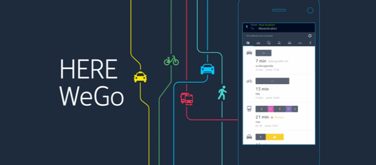 HERE Maps to teraz HERE WeGo. Zobacz, co się jeszcze zmieniło poza nazwą
