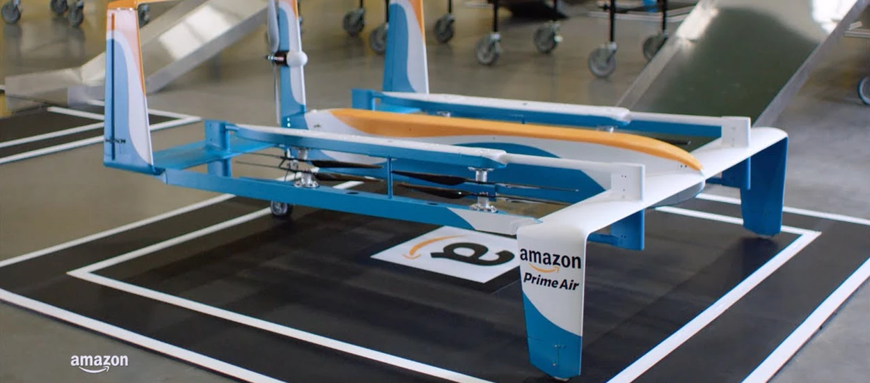 Amazon nie porzuca swoich dronów - kolejny pomysł przybliża realizację projektu