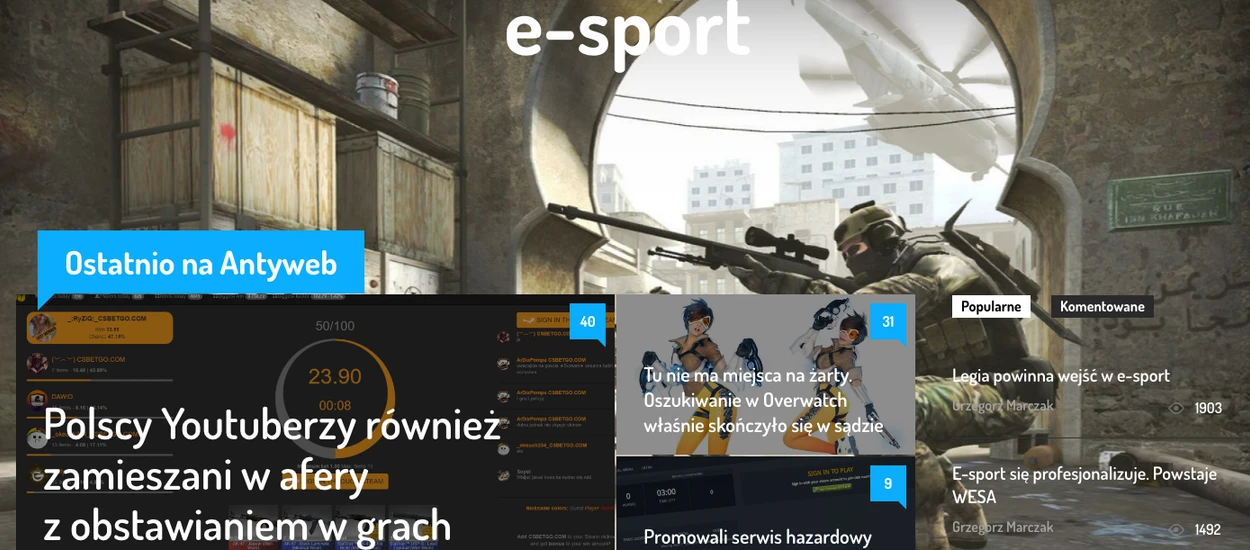 Ruszamy z e-sportem i nowym redaktorem!