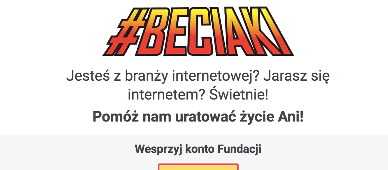 Branżo! Branżunio! Jestem z was dumny. Jesteście #Beciaki