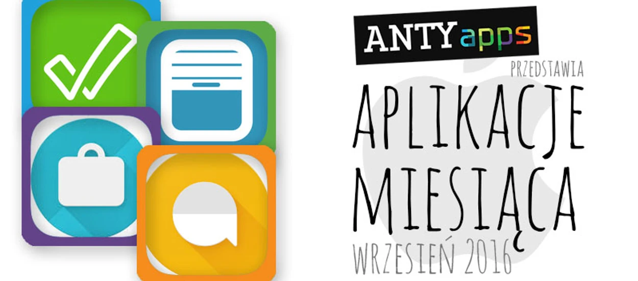 Aplikacje miesiąca na iOS — wrzesień 2016