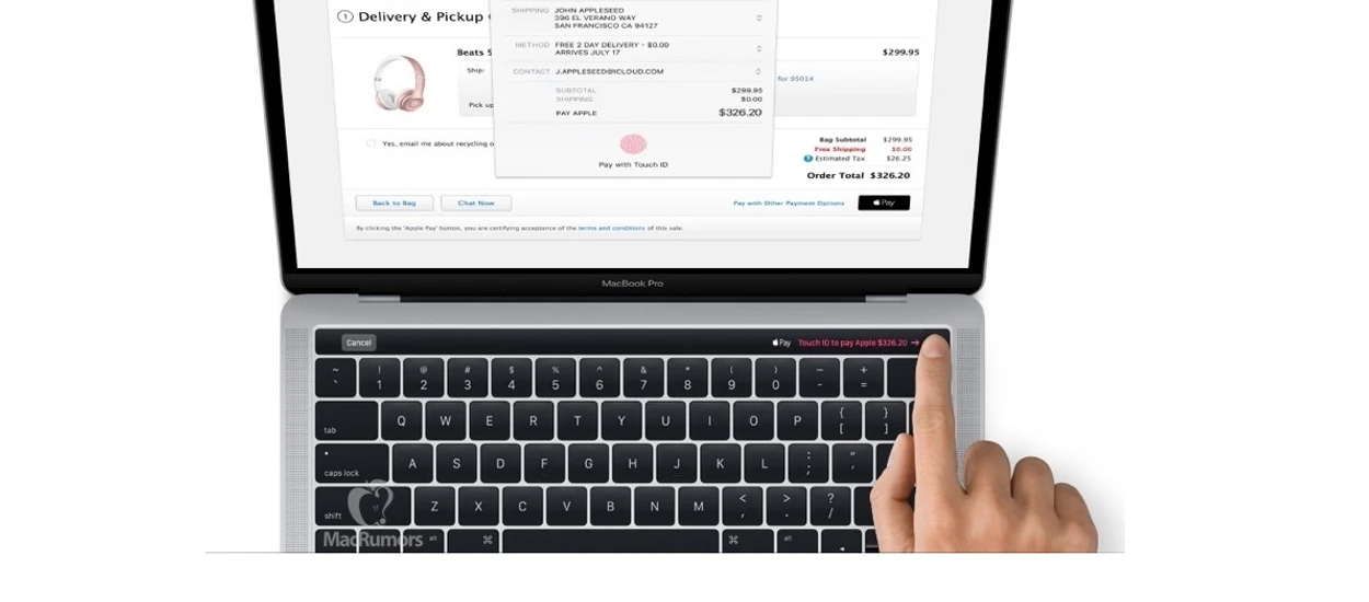 Tak wygląda nowy MacBook Pro z panelem dotykowym