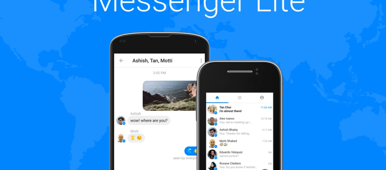 Messenger Lite, czyli Facebook sam przygotował lżejszą wersję swojego komunikatora