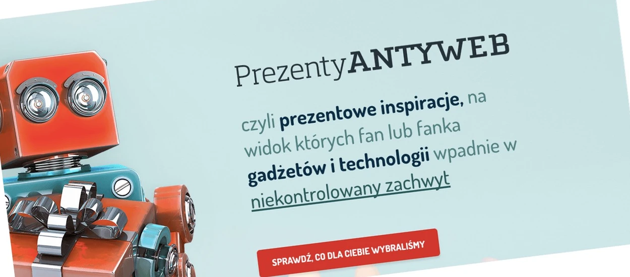 Najciekawsze prezenty świąteczne według Antyweb!