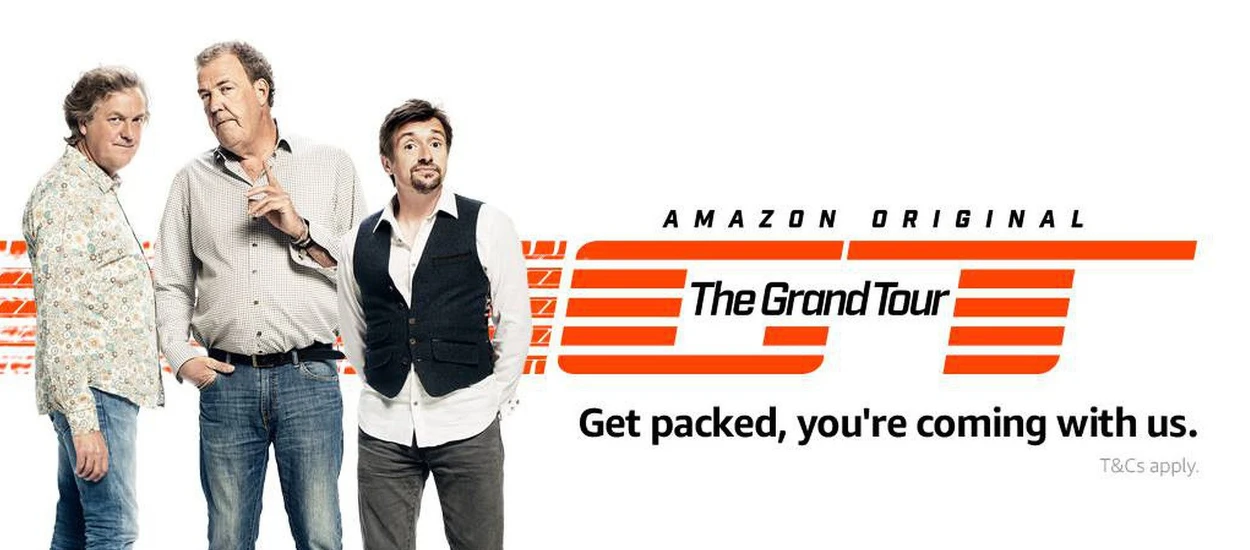 Clarksona i spółkę zobaczymy także w Polsce - The Grand Tour i Amazon Prime Video w ponad 200 krajach!