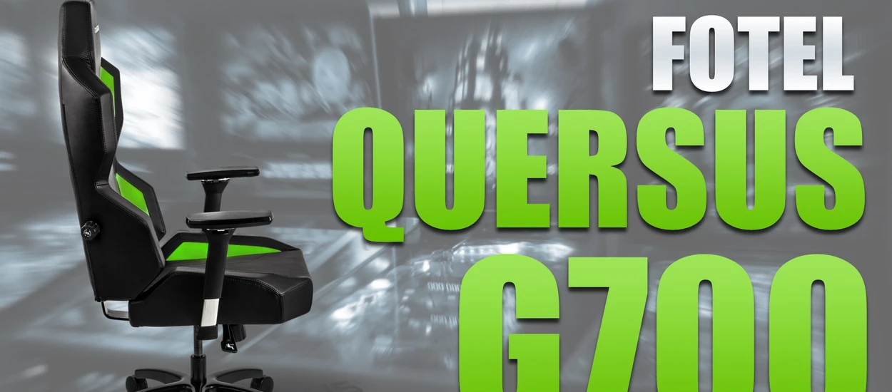 Quersus G700 - fotel dla graczy, na którym dobrze mi się spało [wideo]